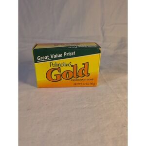 Vintage Palmolive Gold Deodorant Soap Bar 4.5 oz. 2 Bars Prop New‎